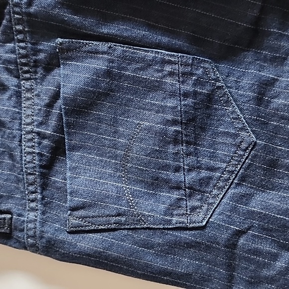 G-Star Striped Denim Midge Saddie Boyfriend Jeans - Picture 12 of 14